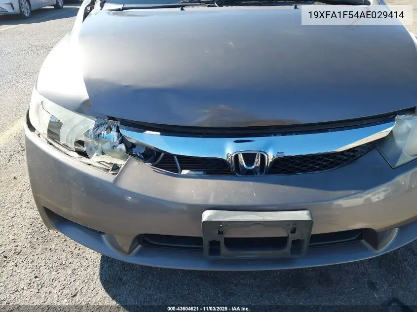 19XFA1F54AE029414 2010 Honda Civic Lx