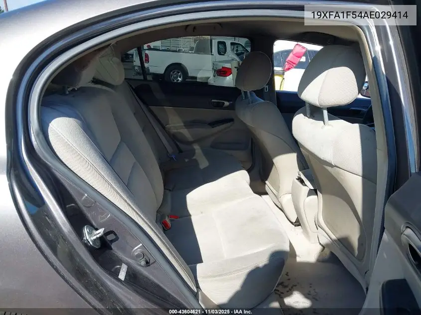 19XFA1F54AE029414 2010 Honda Civic Lx