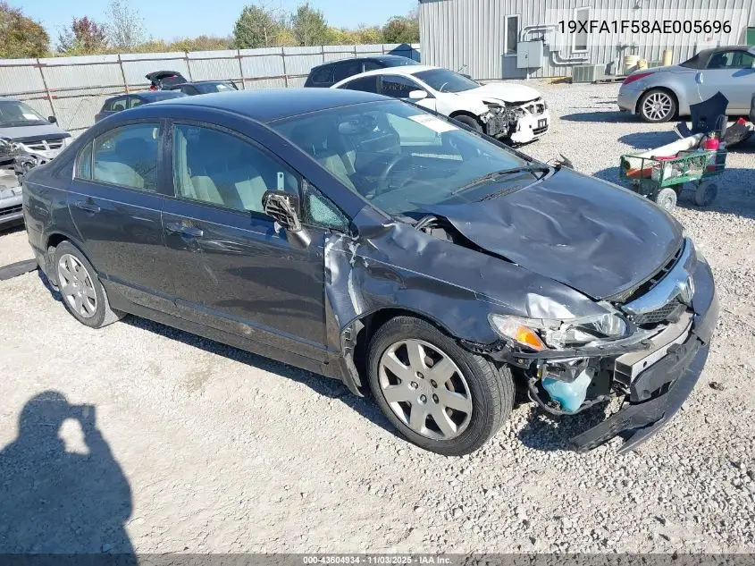 19XFA1F58AE005696 2010 Honda Civic Lx