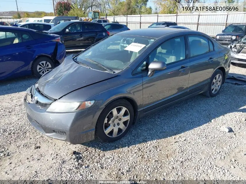 19XFA1F58AE005696 2010 Honda Civic Lx