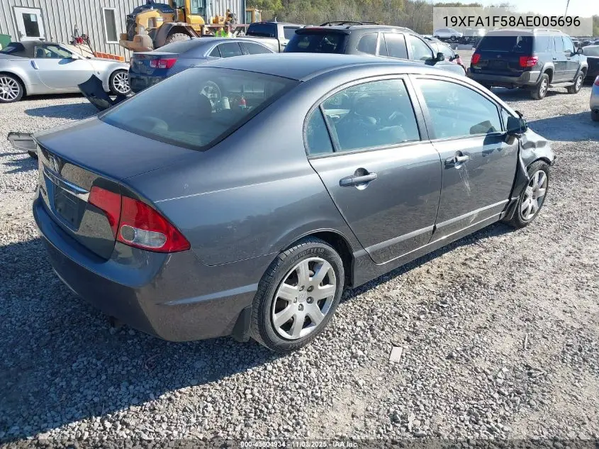 19XFA1F58AE005696 2010 Honda Civic Lx