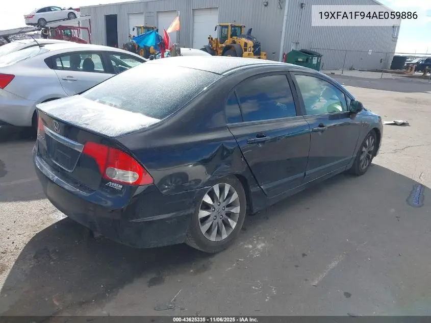 19XFA1F94AE059886 2010 Honda Civic Ex-L