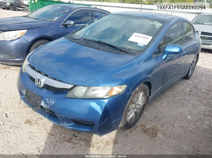 19XFA1F95AE062294 2010 Honda Civic Ex-L