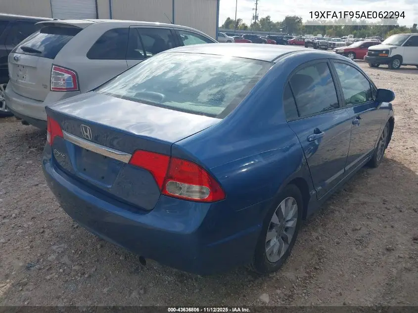 19XFA1F95AE062294 2010 Honda Civic Ex-L