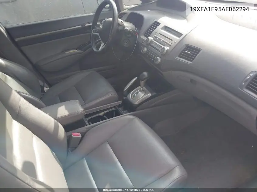 19XFA1F95AE062294 2010 Honda Civic Ex-L