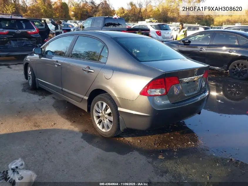 2HGFA1F9XAH308620 2010 Honda Civic Ex-L