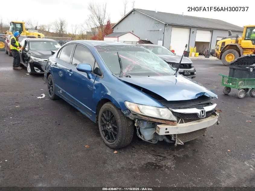 2HGFA1F56AH300737 2010 Honda Civic Lx