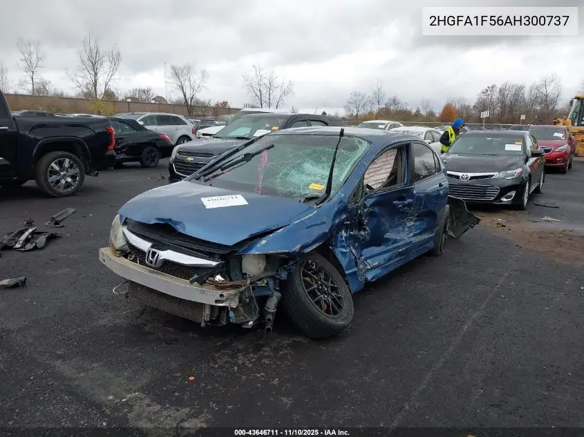 2HGFA1F56AH300737 2010 Honda Civic Lx
