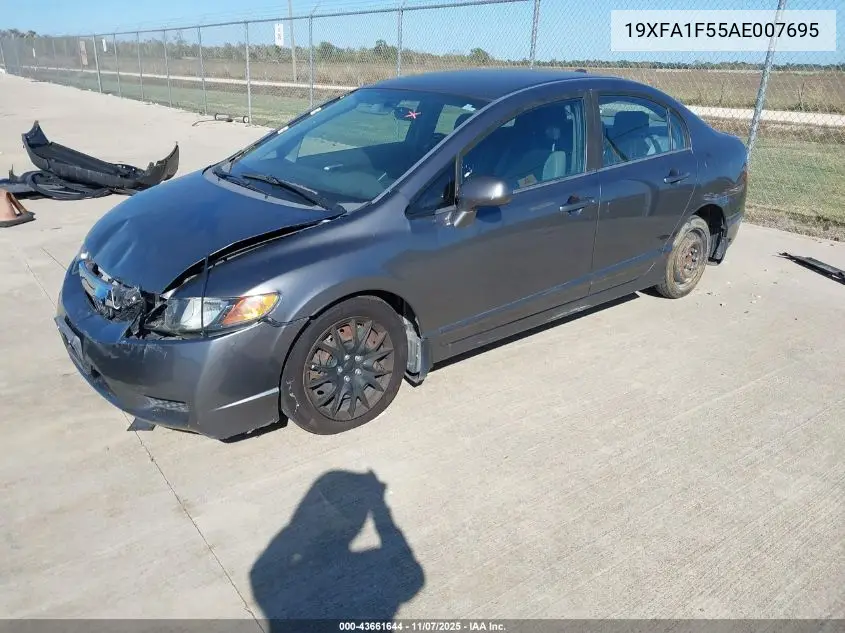 19XFA1F55AE007695 2010 Honda Civic Lx