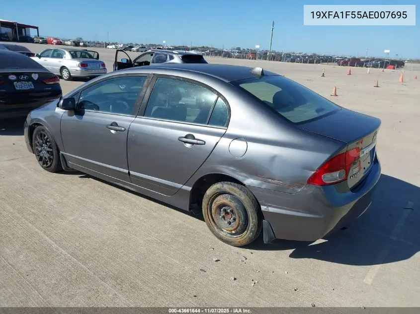 19XFA1F55AE007695 2010 Honda Civic Lx