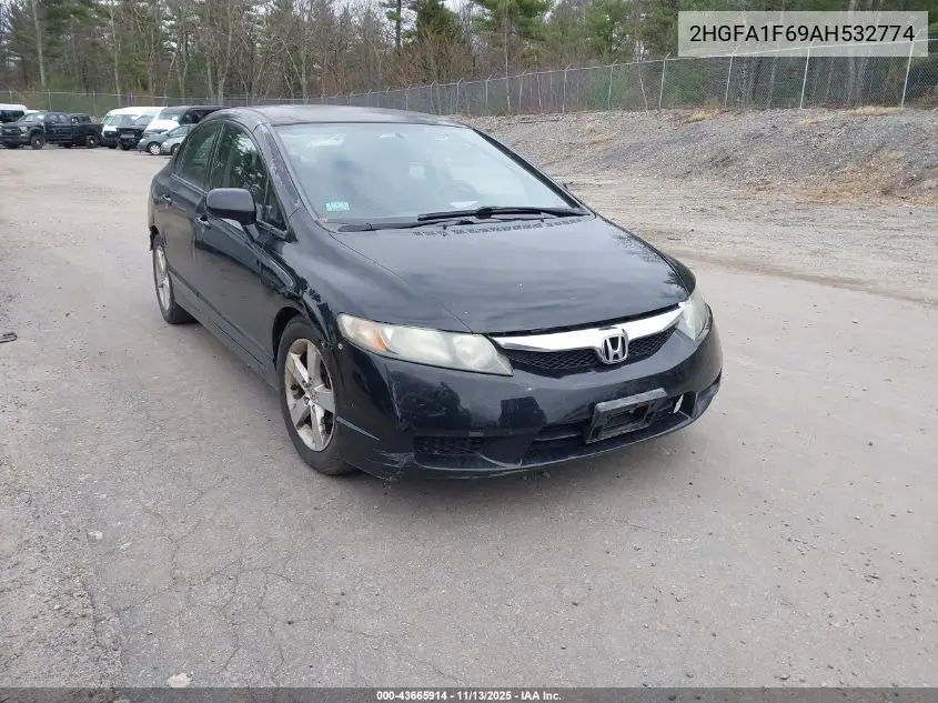 2HGFA1F69AH532774 2010 Honda Civic Lx-S