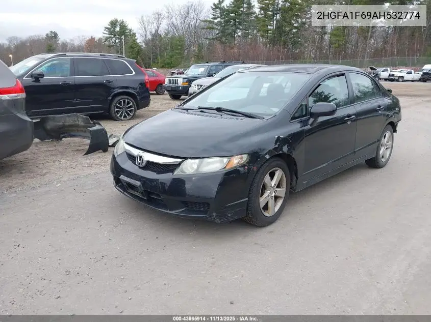 2HGFA1F69AH532774 2010 Honda Civic Lx-S