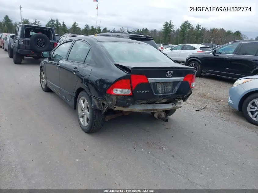 2HGFA1F69AH532774 2010 Honda Civic Lx-S