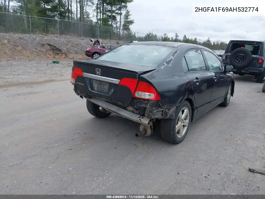2HGFA1F69AH532774 2010 Honda Civic Lx-S