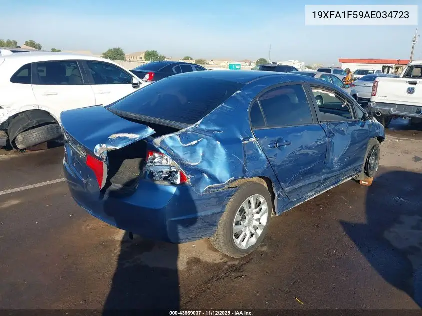 19XFA1F59AE034723 2010 Honda Civic Lx