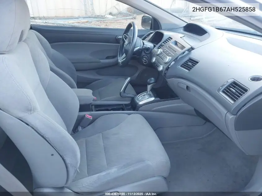 2HGFG1B67AH525858 2010 Honda Civic Lx