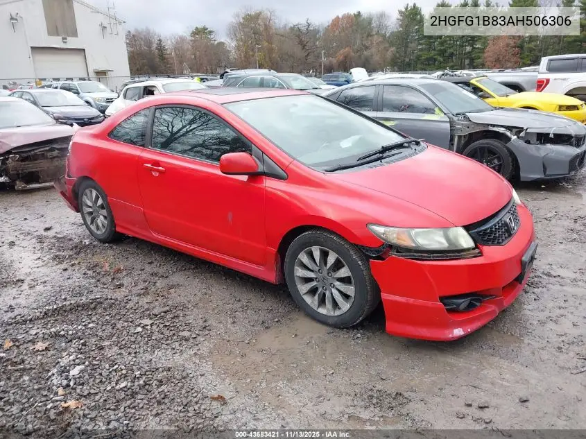 2HGFG1B83AH506306 2010 Honda Civic Ex