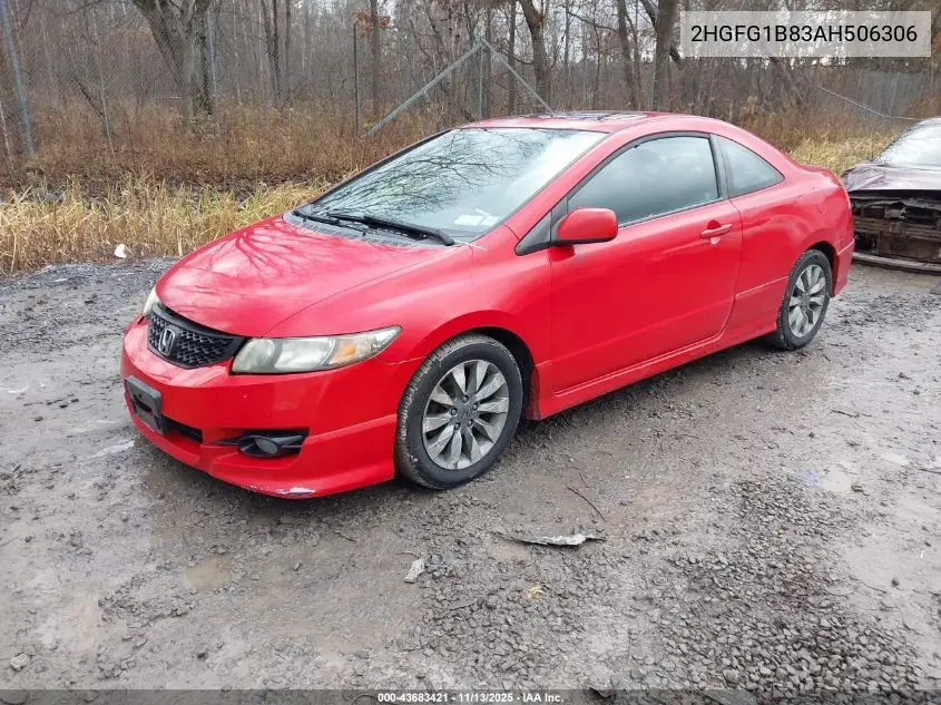 2HGFG1B83AH506306 2010 Honda Civic Ex