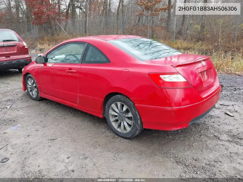 2HGFG1B83AH506306 2010 Honda Civic Ex