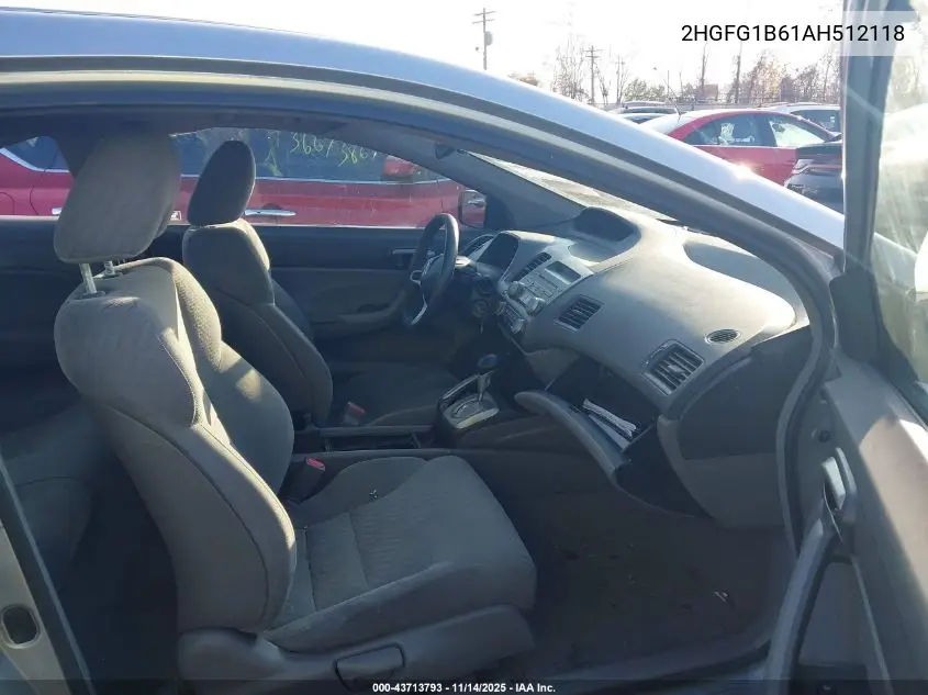 2HGFG1B61AH512118 2010 Honda Civic Lx