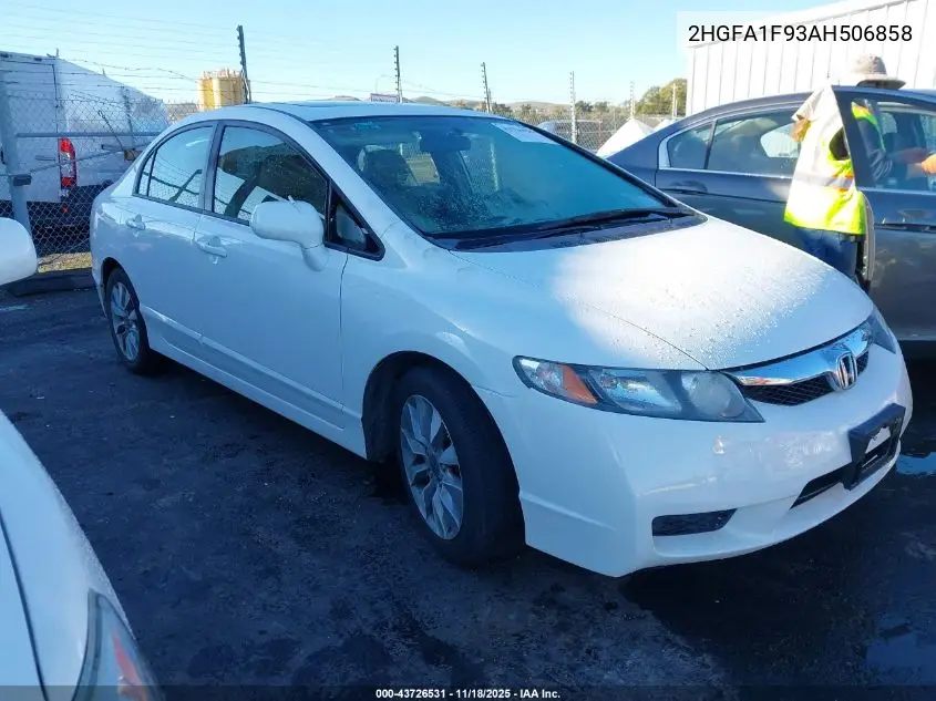 2HGFA1F93AH506858 2010 Honda Civic Ex-L