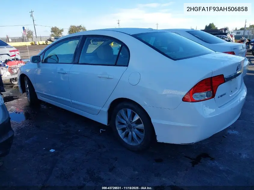2HGFA1F93AH506858 2010 Honda Civic Ex-L