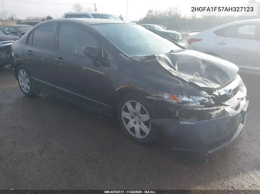 2HGFA1F57AH327123 2010 Honda Civic Lx