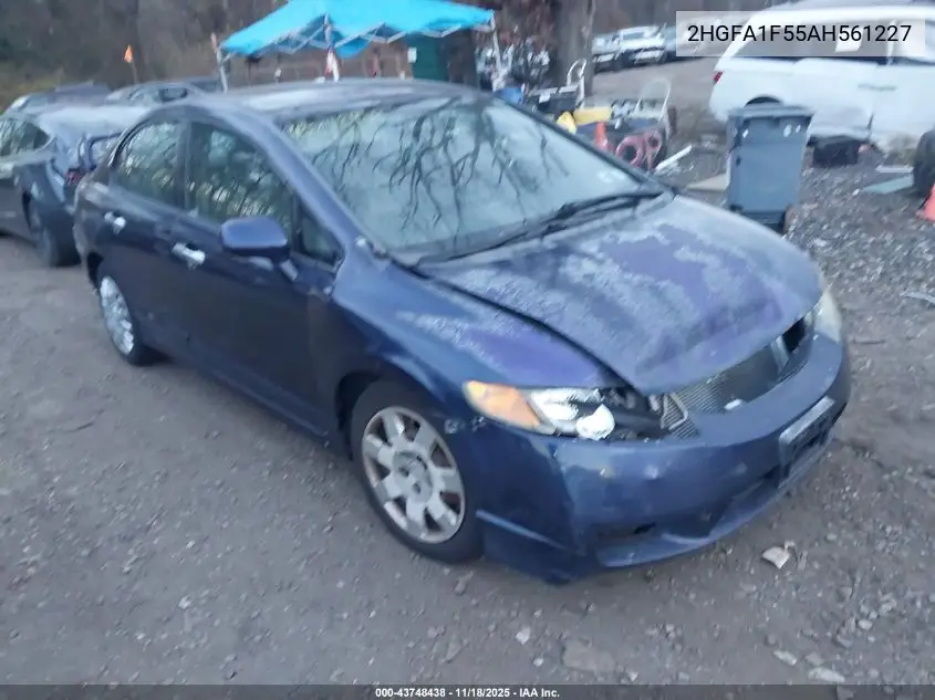 2HGFA1F55AH561227 2010 Honda Civic Lx