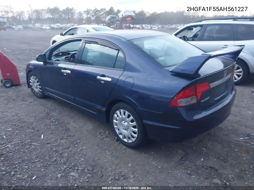 2HGFA1F55AH561227 2010 Honda Civic Lx
