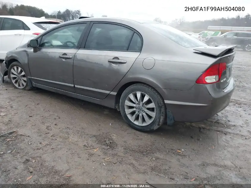 2HGFA1F99AH504080 2010 Honda Civic Ex-L