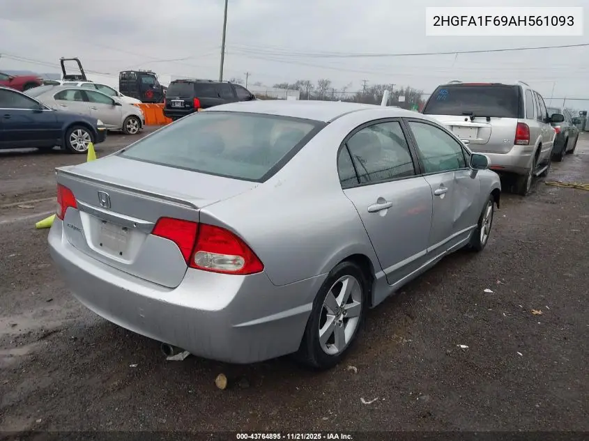 2HGFA1F69AH561093 2010 Honda Civic Lx-S