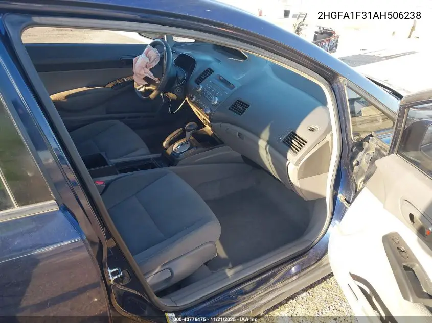 2HGFA1F31AH506238 2010 Honda Civic Vp