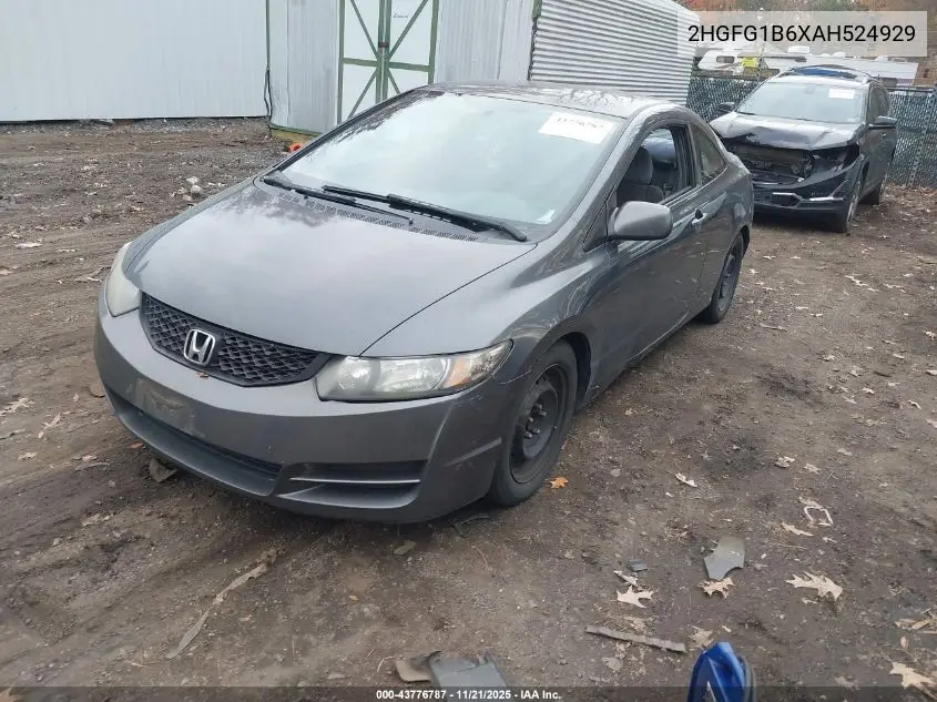 2HGFG1B6XAH524929 2010 Honda Civic Lx