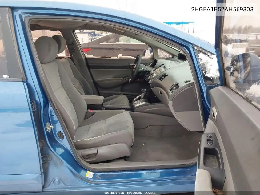 2HGFA1F52AH569303 2010 Honda Civic Lx