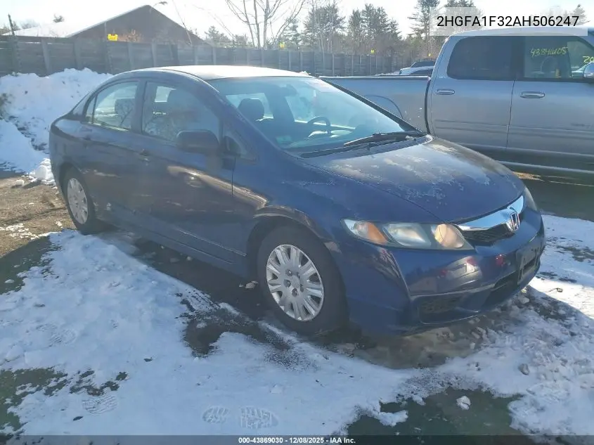 2HGFA1F32AH506247 2010 Honda Civic Vp