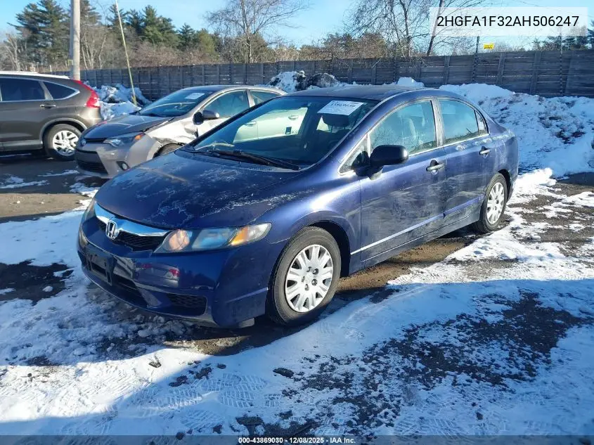 2HGFA1F32AH506247 2010 Honda Civic Vp