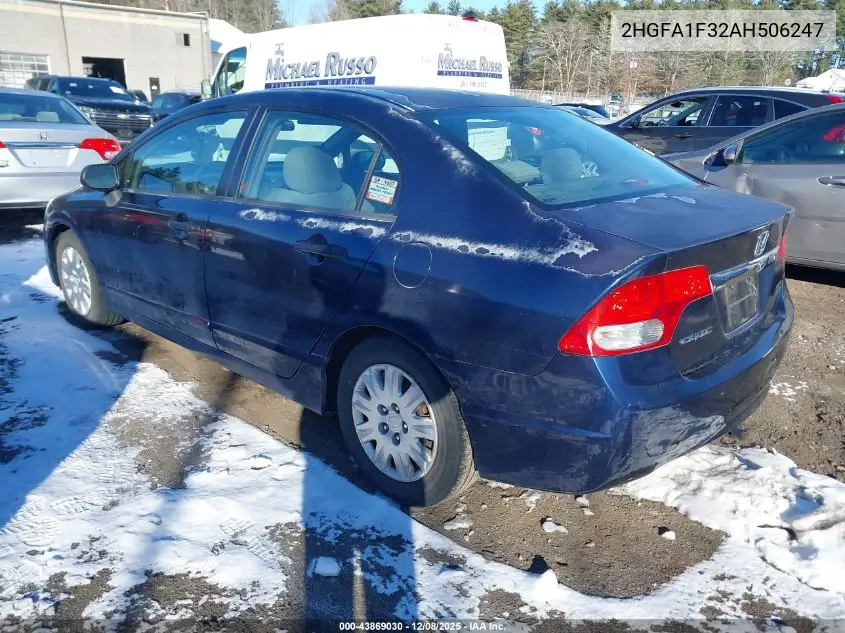 2HGFA1F32AH506247 2010 Honda Civic Vp