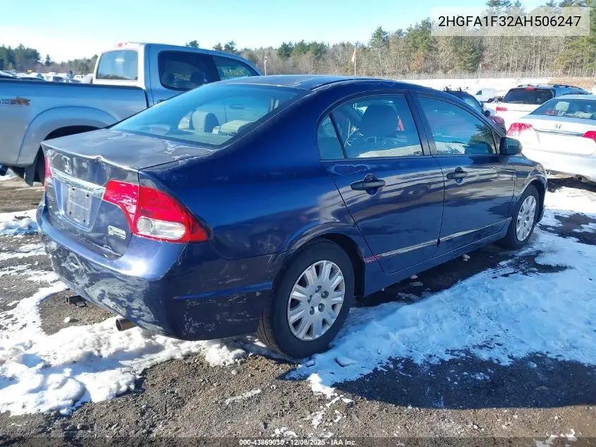 2HGFA1F32AH506247 2010 Honda Civic Vp
