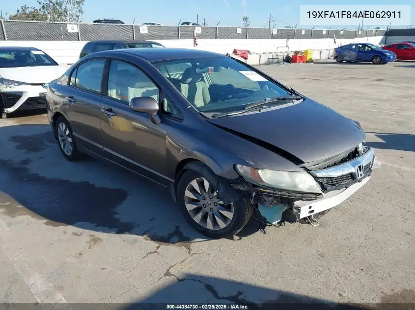 19XFA1F84AE062911 2010 Honda Civic Ex