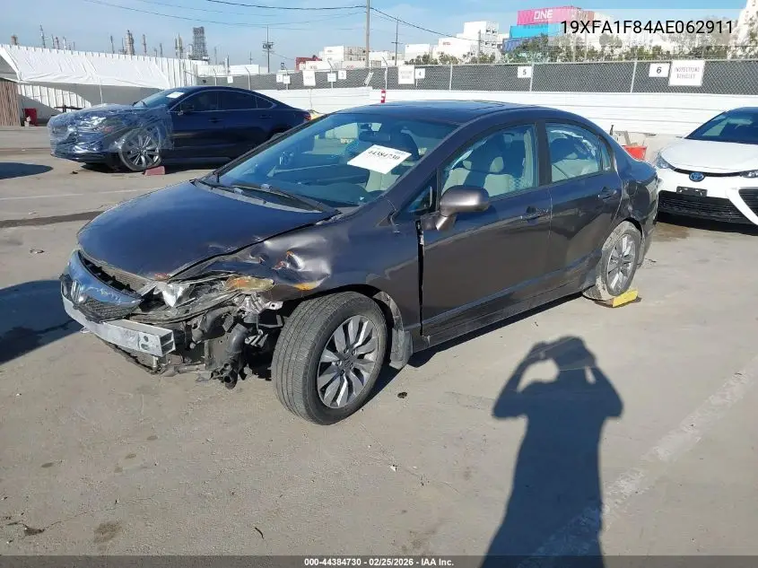 19XFA1F84AE062911 2010 Honda Civic Ex