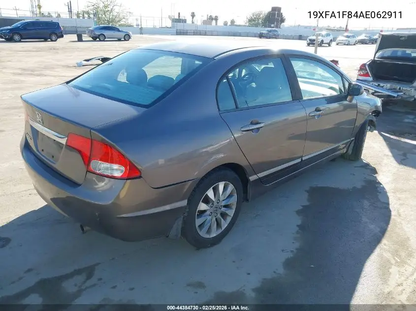 19XFA1F84AE062911 2010 Honda Civic Ex