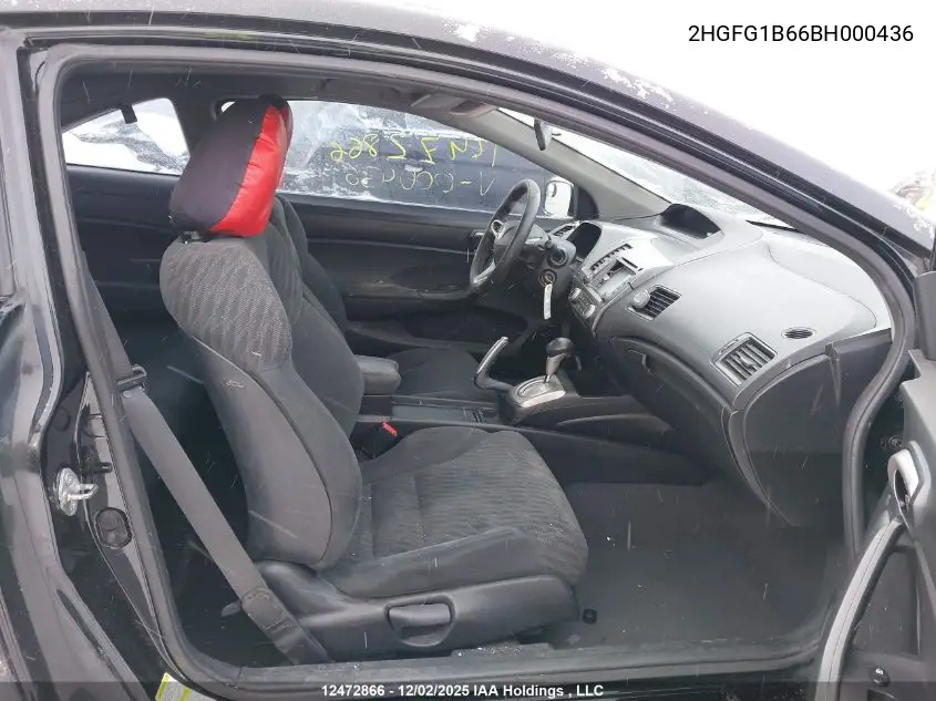 2HGFG1B66BH000436 2011 Honda Civic Se