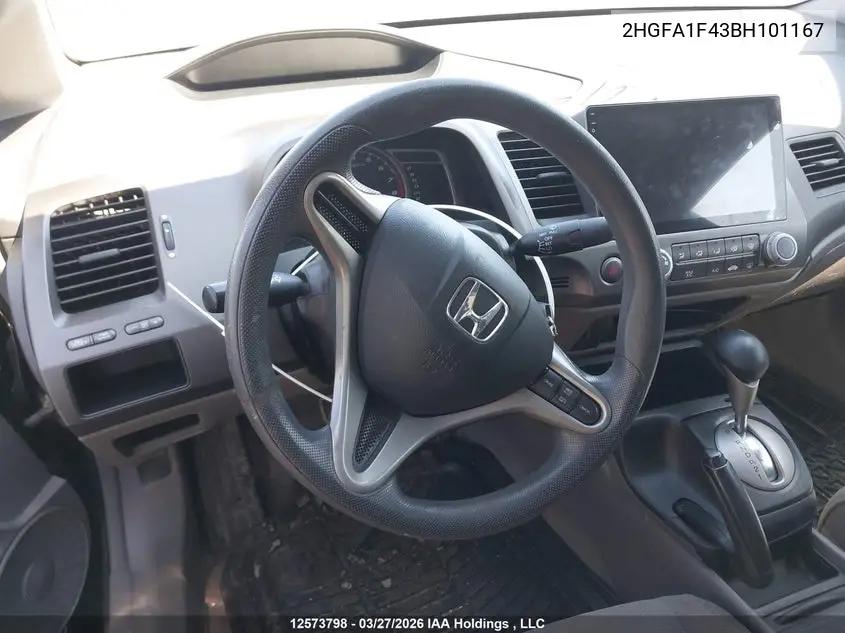 2HGFA1F43BH101167 2011 Honda Civic Dx-G