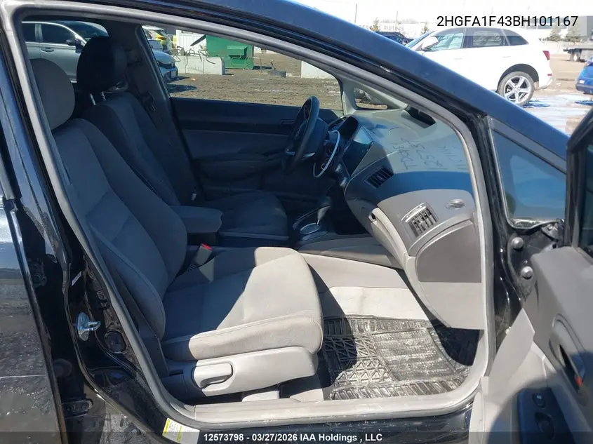 2HGFA1F43BH101167 2011 Honda Civic Dx-G