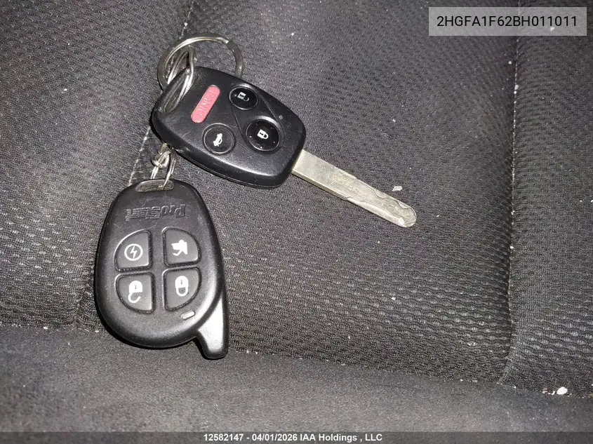 2HGFA1F62BH011011 2011 Honda Civic Se