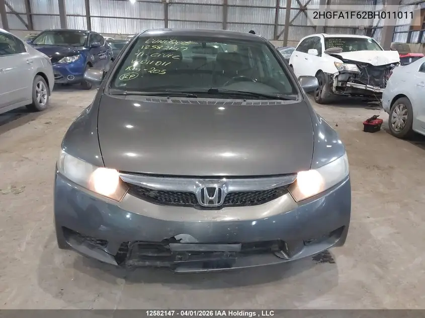 2HGFA1F62BH011011 2011 Honda Civic Se
