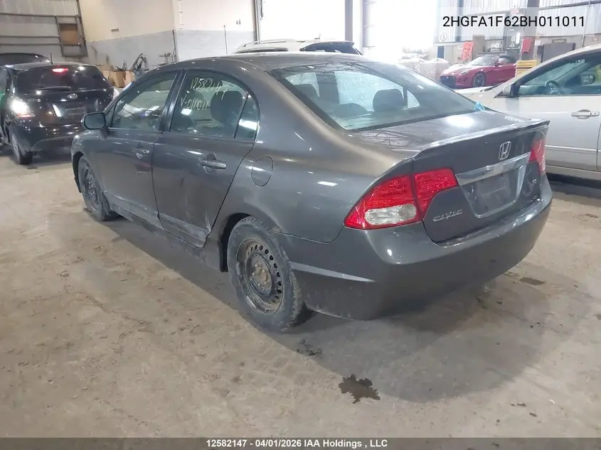 2HGFA1F62BH011011 2011 Honda Civic Se