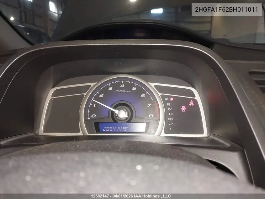 2HGFA1F62BH011011 2011 Honda Civic Se