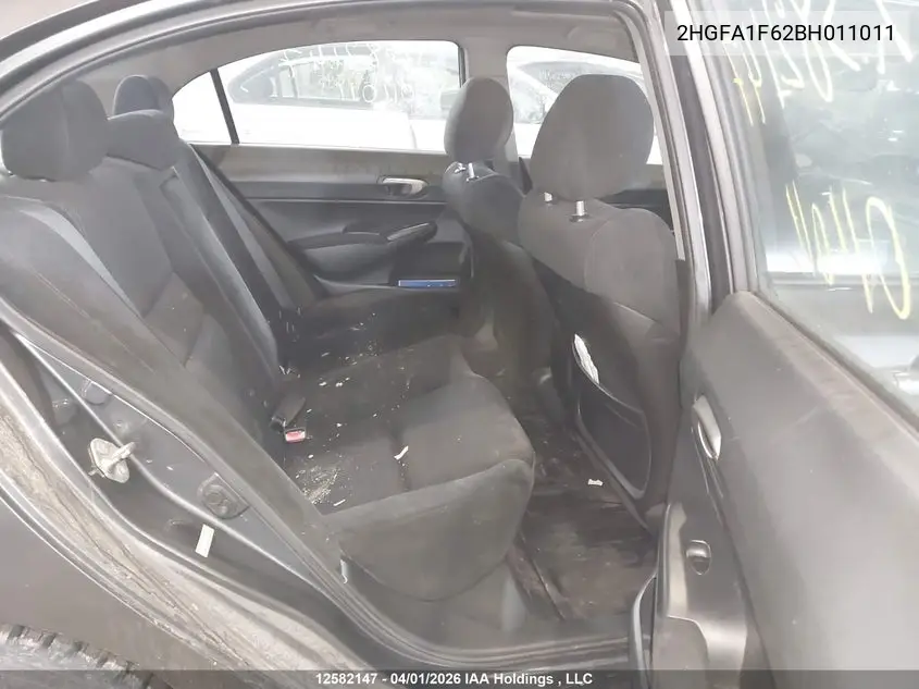 2HGFA1F62BH011011 2011 Honda Civic Se