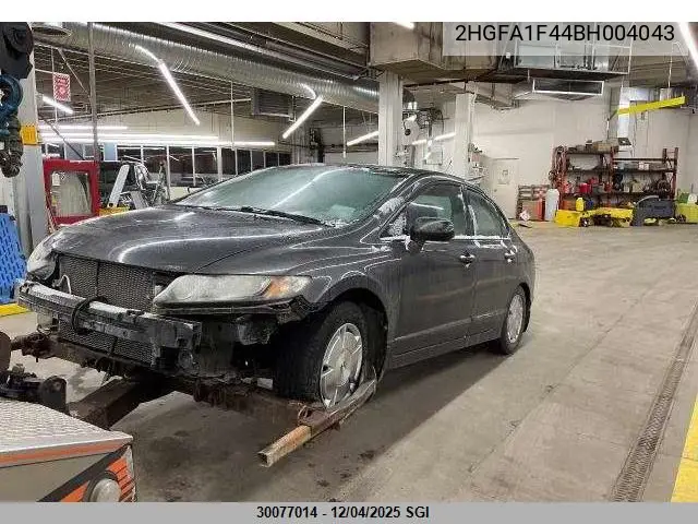 2HGFA1F44BH004043 2011 Honda Civic Dx-G